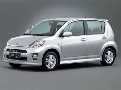 Daihatsu Sirion technical specifications and fuel economy