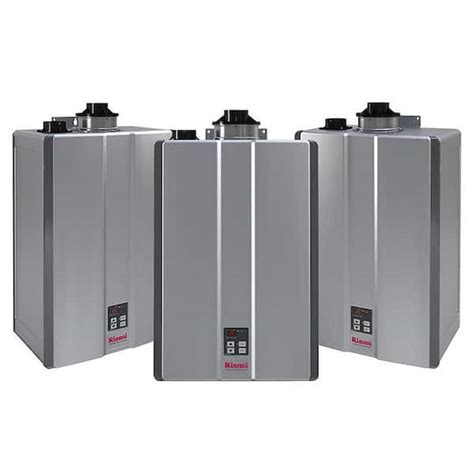 Rinnai Super High Efficiency Plus 11 GPM Residential 199,000 BTU Natural Gas Interior Tankless ...