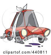 Royalty-Free (RF) Beat Up Car Clipart, Illustrations, Vector Graphics #1