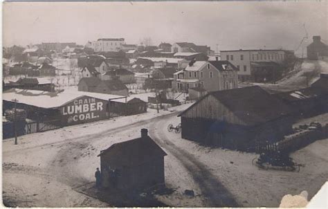 Nebraska, Emerson, Street Scene RPPC