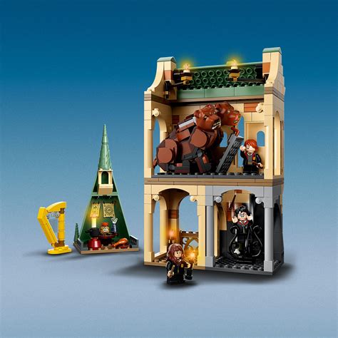 LEGO Harry Potter Hogwarts: Fluffy Encounter 76387 Building Kit; 3-Headed Dog Hogwarts Set; Cool ...