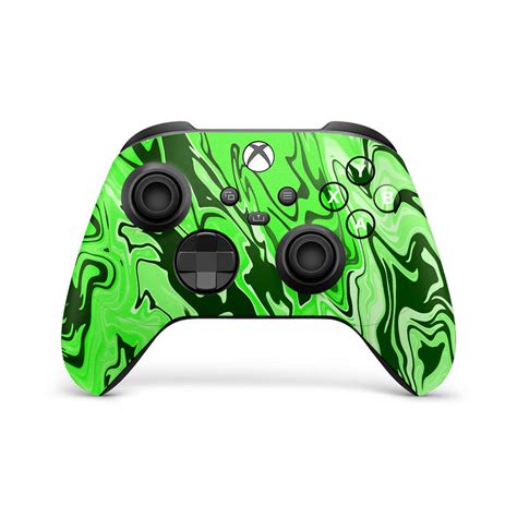 Green Marbling Xbox Controller Skin | KO Custom Creations