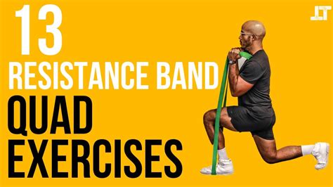 13 Resistance Band Quad Exercises - YouTube