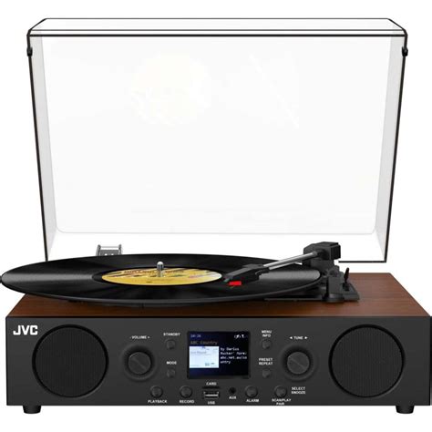 JVC Rechargeable Turntable Audio System with DAB+ and Bluetooth ...