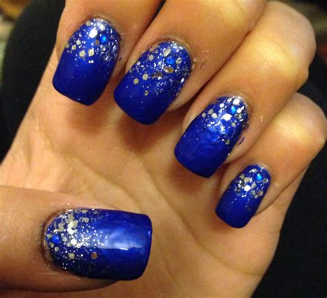 Pin by Dayna McWhinnie on Grad ideas | Royal blue nails designs, Blue nail designs, Blue prom nails