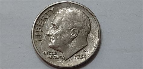 One Dime United States of America D 1984(Face) | Old coins, The unit, Coins