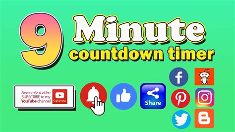 9 Minute Countdown Timer G 2 - YouTube