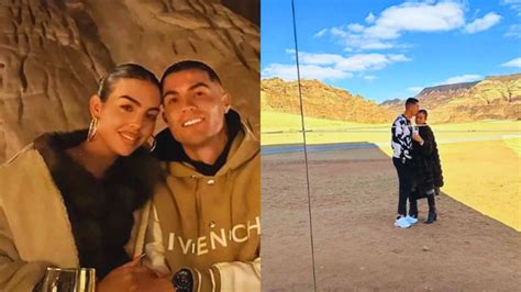 Georgina Rodriguez and Cristiano Ronaldo were spotted having a good ...