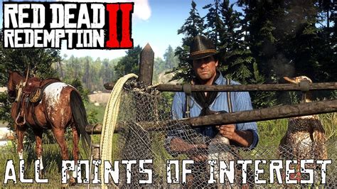 Red Dead Redemption 2 - All Points of Interest - Easter Eggs Location ...