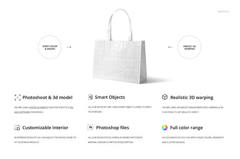 Laminated Non-Woven Tote Bag Mockups on Behance