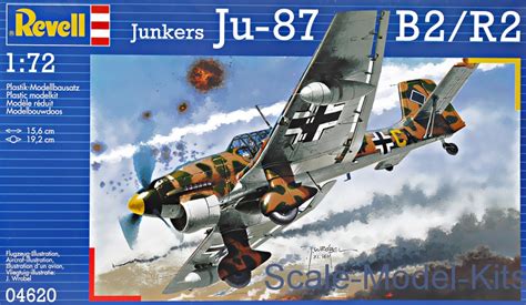 Revell - Junkers Ju 87 B-2/R-2 Stuka - plastic scale model kit in 1:72 scale (RV04620)//Scale ...