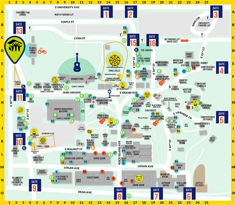 Iowa State Fair Grandstand Map