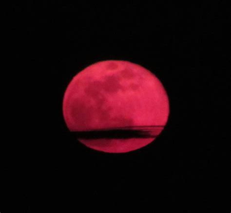 Pink moon with cloud | PlanetClaireB | Blipfoto