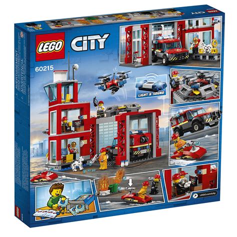 LEGO City Fire Station 60215 Fire Rescue Tower Building Set with ...