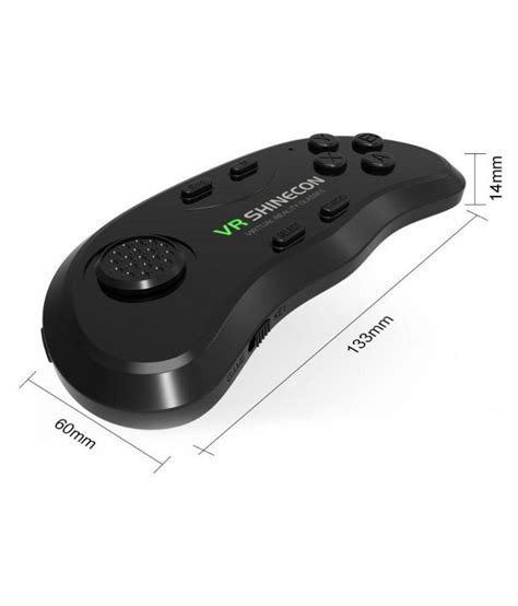 Buy VR Shinecon BlackBox Bluetooth Gamepad Remote Controller For Android, iOS, Windows ...