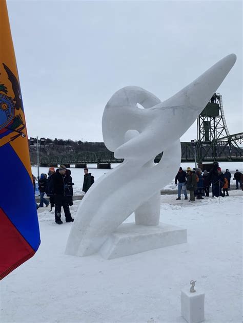 My favorite sculpture from the Stillwater snow sculpture competition ...