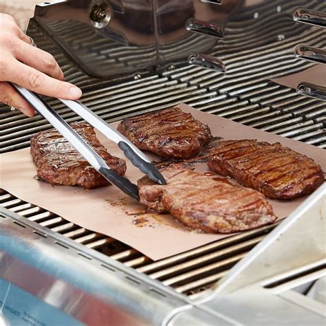 Resistant BBQ Grill Mat Copper Bakeware Mat Barbecue Roast Sheet Portable Easy Clean Grill Pad ...