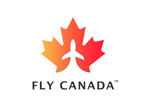 FLY CANADA Logo Design | Canada logo, Logo design, Travel logo