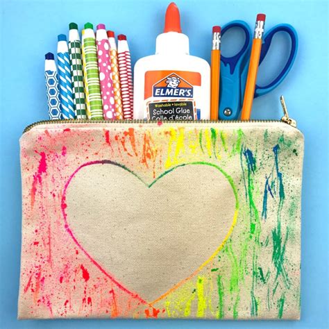 DIY Pen & Pencil Pouches Canvas Bags