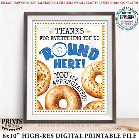 Bagel Teacher Appreciation Free Printable Web Bagel Teacher ...