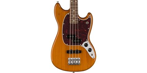 Fender Player Mustang Bass PJ Aged Natural - Guitar.co.uk