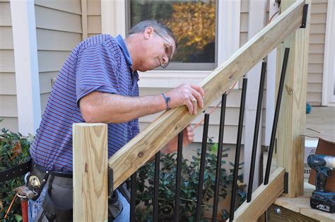 Building & Installing Deck Stair Railings | Decks.com | Decks.com by Trex