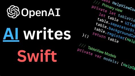 This AI Can Write Swift and SwiftUI Code Like A Pro - YouTube