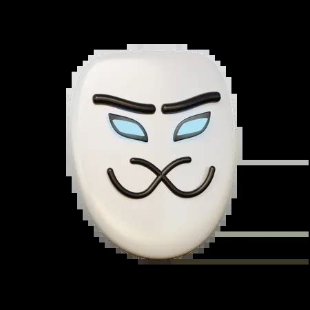 Anonymous face 3D Illustration download in PNG, OBJ or Blend format