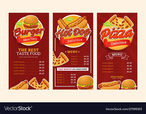 Design Fast Food Menu | vlr.eng.br