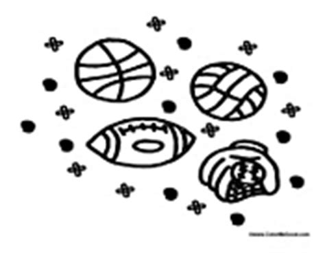 Sports Equipment Coloring Pages