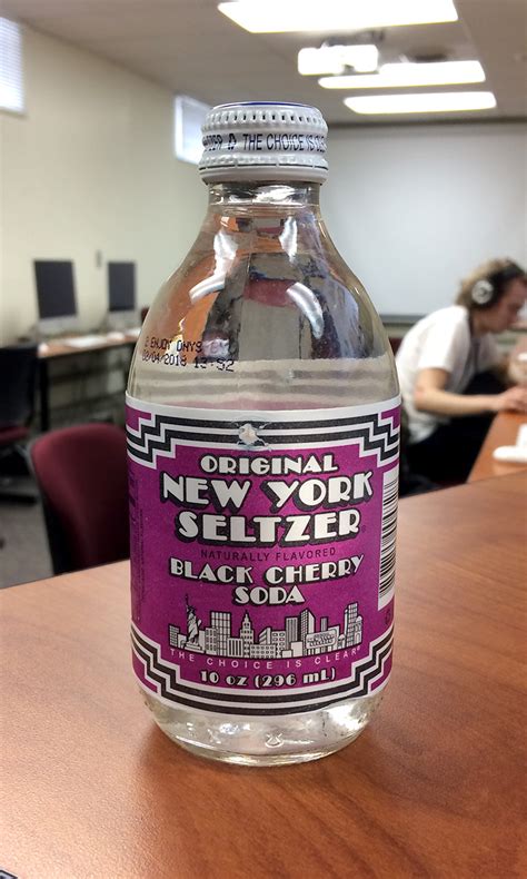 Steve's Root Beer Journal: Original New York Seltzer Black Cherry Soda