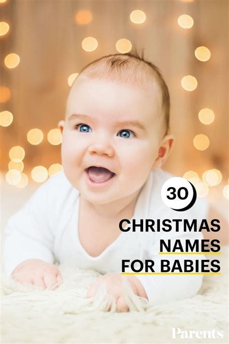 38 Christmas Names for Babies | Baby names, Christmas names, Holiday baby