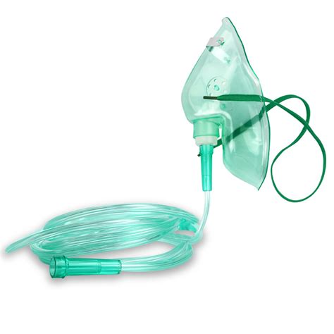 Pro Adults Medical O2 Oxygen Face Mask Medium Concentration w/ 7''Tubing AU | eBay