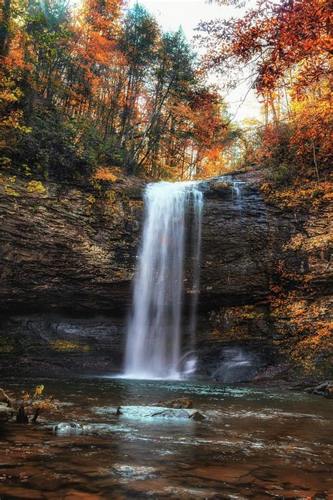 Waterfall in Fall at Cloudland Canyon Photograph by Debra and Dave ...