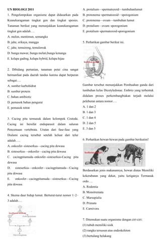 Un biologi 2011 | PDF