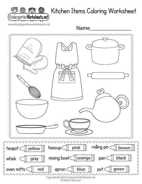 Free Printable Cooking Measurement Worksheets