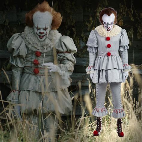 Disfraz de payaso Pennywise para adultos hombres mujeres Halloween carnaval Cosplay Stephen King ...