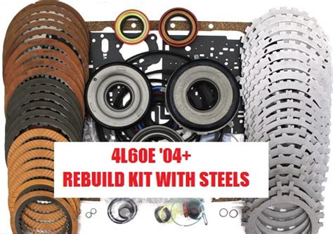 4L60E TRANSMISSION REBUILD KIT WITH STEEL PLATES, PISTONS & BORG-WARNER FRICTION CLUTCHES FITS ...