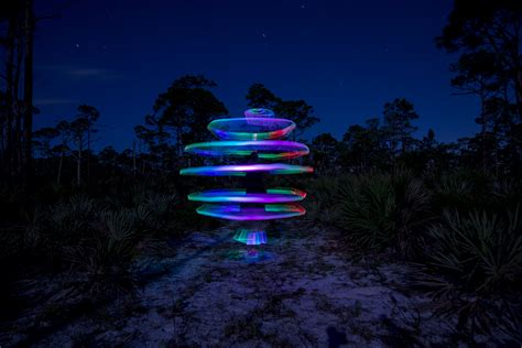 Light Painting With A Custom RGB Flashlight | Light Painting Photography