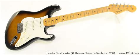 Fender Stratocaster 57 Vintage Tobacco Sunburst, 2003 | www.12fret.com