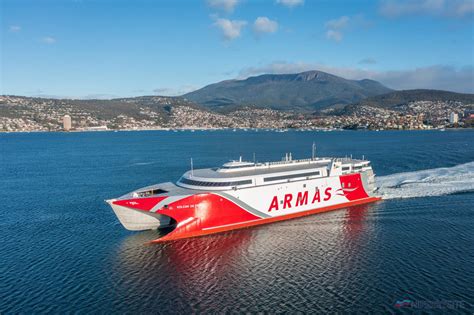 Armas Takes Delivery of Second 111-Metre Incat Fast-Ferry ⛴️