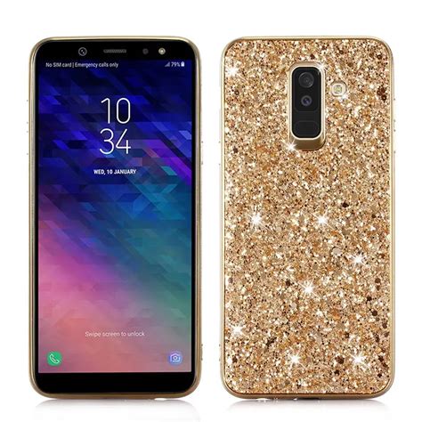 Showkoo Phone Case For Samsung Galaxy A6 Plus Glitter Bling Back Cover For Samsung A6 A6S 2018 ...