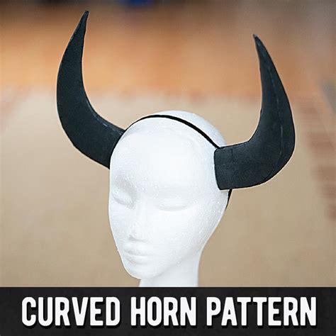 Curved Horn Foam Pattern - Digital Download | PDF