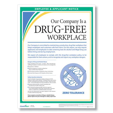 Drug-Free Workplace Poster