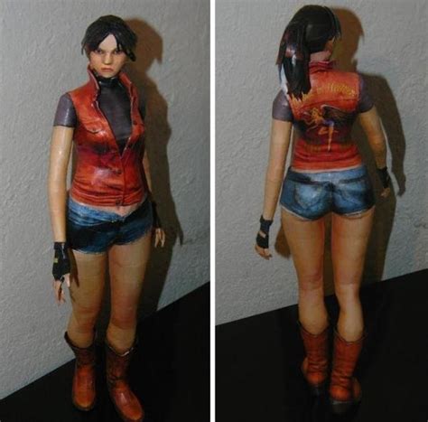 Resident Evil 2: Claire Redfield Paper Model | Paperized Crafts