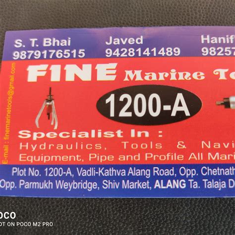 Fine Marine Tools Alang | Talaja