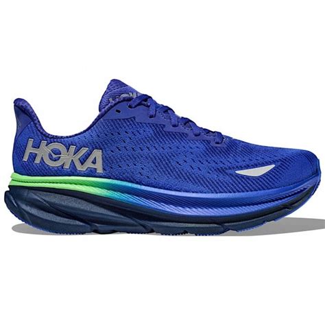 Hoka Clifton 9 GTX Mens Waterproof Running Shoes Black/Black at ...