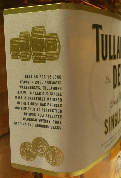 Tullamore Dew 18-year-old - Ratings and reviews - Whiskybase