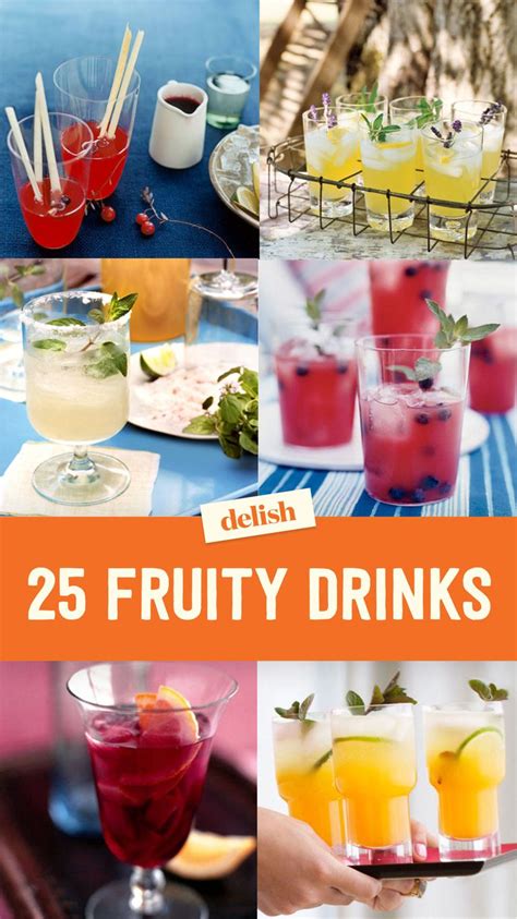 Fruit Alcoholic Drinks - Fruity Drinks with Alcohol Recipes