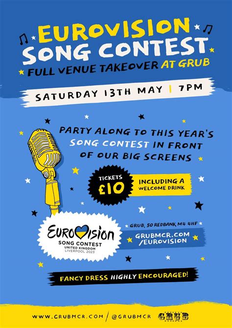 Manchester Street Food Venue GRUB To Host A Eurovision Party